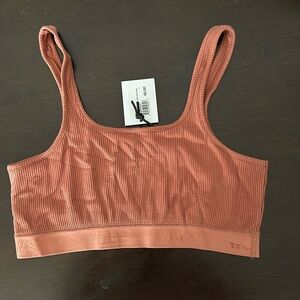 WSLY Sutton Ribbed Scoop Neck Bra NWT Sz. L